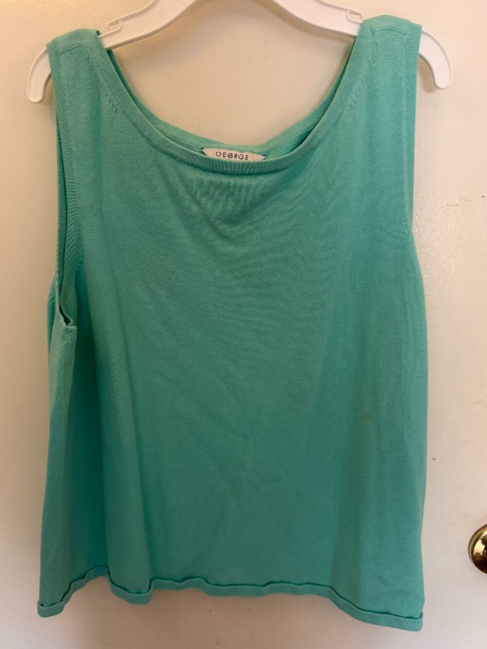 George Mint Green Knit Tank W 18W-20W